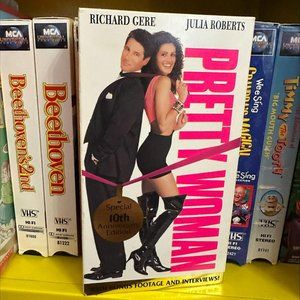 1990 PRETTY WOMAN SPECIAL 10TH ANNIVERSARY EDITION VHS